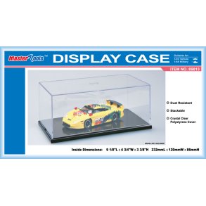 Udstillingsmontre - 232 x 120 x 86 mm, modelbiler skala 1/24