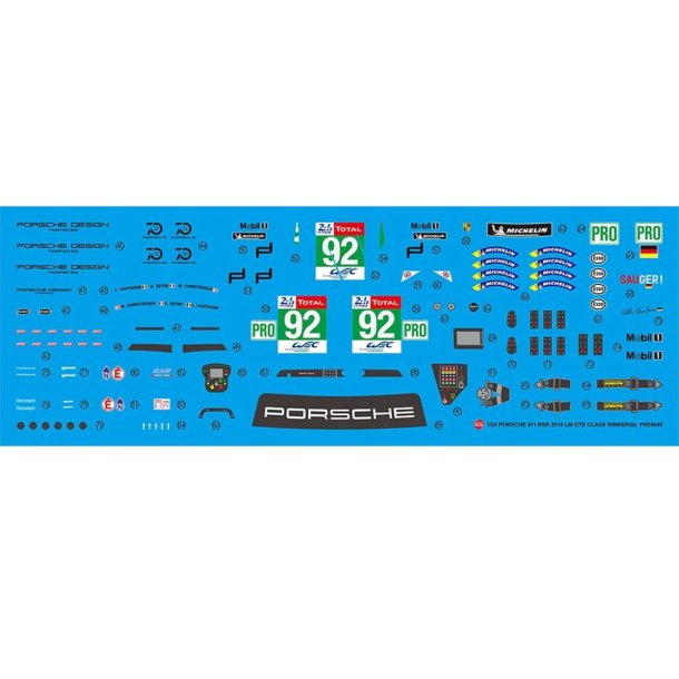 Porsche 991 RSR GTE 2018 Le Mans (Michael Christensen)
