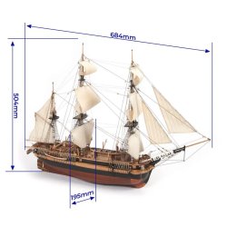 HMS Erebus, skala 1/75