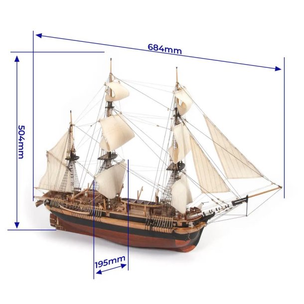 HMS Erebus, skala 1/75