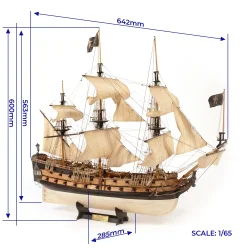 Pirate Ship Royal Fortune, skala 1/65