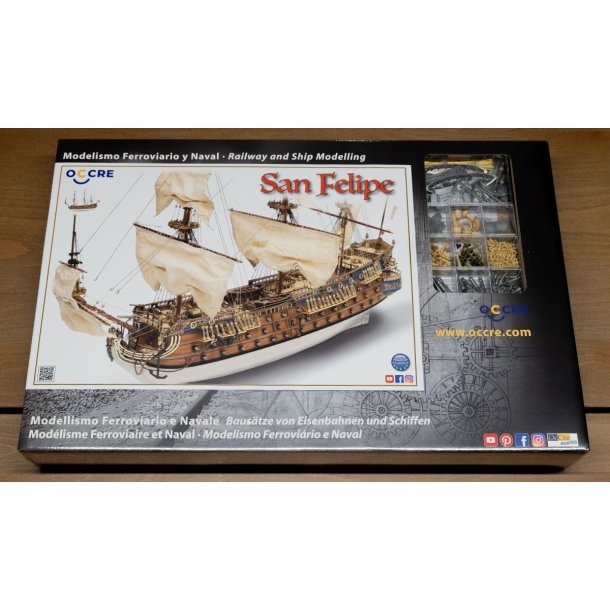 San Felipe (inkl. sejl og maling), skala 1/86