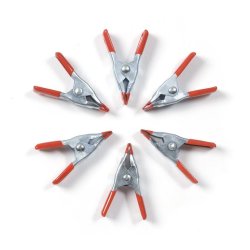 Klemmer i metal, 6 stk.