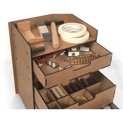 Kommode med 4 skuffer