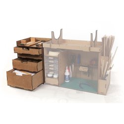 Kommode med 4 skuffer