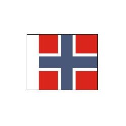 Norsk flag (Skibladner), strrelse C - 38 mm