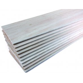 Balsaplade, 10,0 x 100 x 1000 mm
