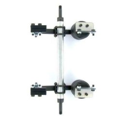 Traileraksel med luftaffjedringsattrap