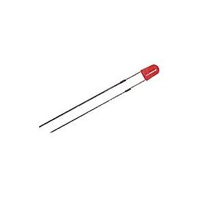 LED Ø3 mm, Rød