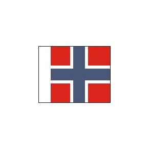Norsk flag (Skibladner), strrelse E - 75 mm
