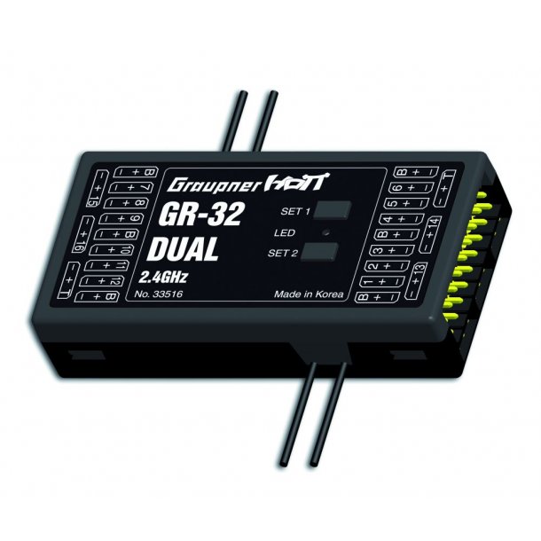 GR-32 HoTT 16-kanals modtager 2,4 GHz