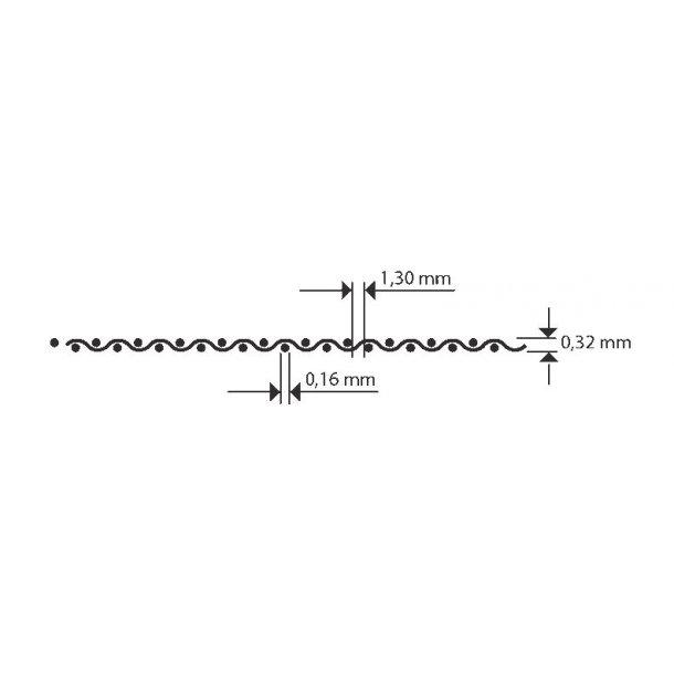 PVC-gitterplade gr, 185 &times; 290 &times; 0,32 mm