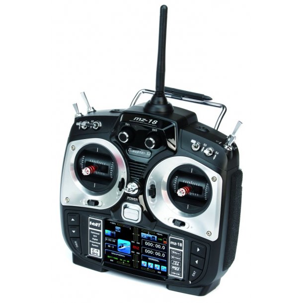 Graupner mz-18, 9 kanalers HoTT radioanlg