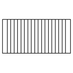 PVC-plade stor klar matteret lodret blge, 1,1 mm