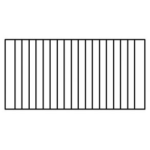 PVC-plade stor klar matteret lodret blge, 1,1 mm