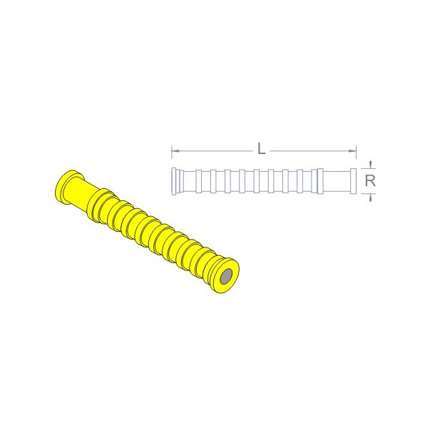 Kanonlb, 14. -15. rhundrede, 17 x 1,7 mm