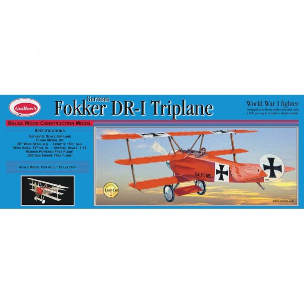 Fokker DR-1 Triplane, skala 1/16
