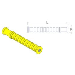 Kanonlb, 14. -15. rhundrede, 25 x 3,5 mm