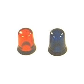 Rundt lampeglas til blink, bl, skala 1/15