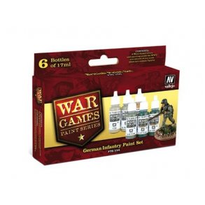 Vallejo Set 70154: WWII Wargames German Infantry