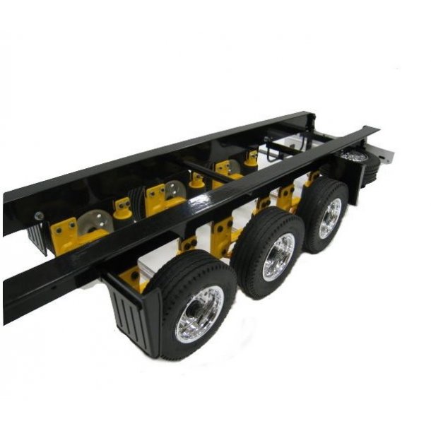 3-akslet trailer, undervogn