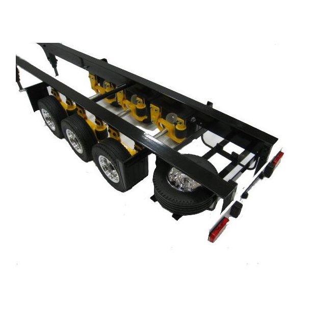 3-akslet trailer, undervogn