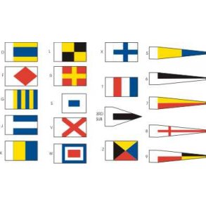 Signalflag ICB strrelse L - skala 1/24 - 1/48