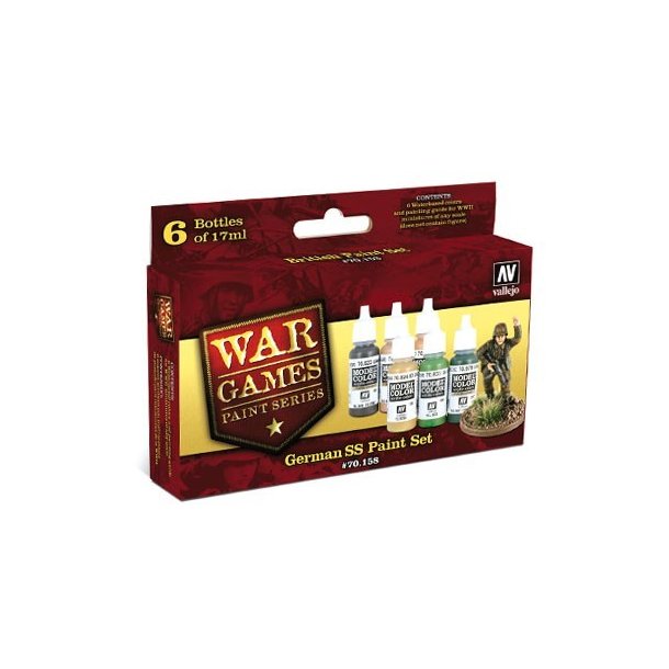 Vallejo Set 70158: WWII Wargames German SS