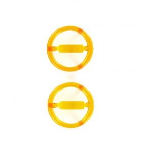 Reserveglas GUL til 3-kammer baglygte, 2 stk.