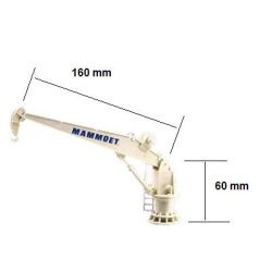 Skibskran i skala ca. 1/50