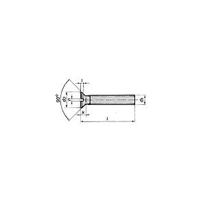 UH Rustfri skruer 963 - 2,5 x 10 mm, 10 stk.