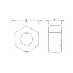 Messing mtrik - M1,0 mm, 20 stk.