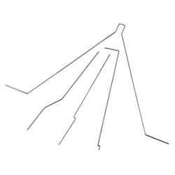 Trdbukker indsats, 1,8 - 2,4 mm trd