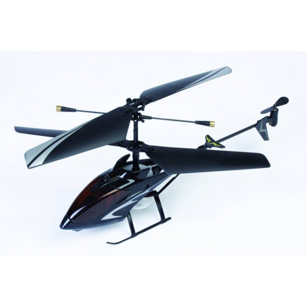 Helikopter Black Chopper med 3 kanaler og gyro