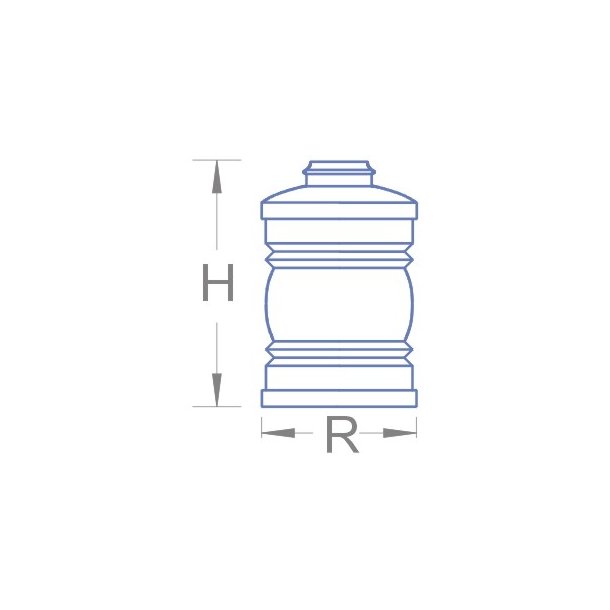 Lanterne, inkl. LED 6 x 4 mm, 1 stk