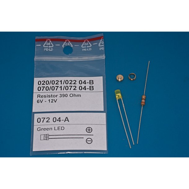 Lanterne, inkl. LED 6 x 4 mm, 1 stk