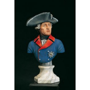 Buste af Frederik den Store i skala 1/10