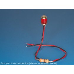 Lanterne Rd inkl. LED 180 gr., 5,7 x 4 mm, 1 stk