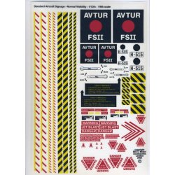 Fly skilte og mrker - skala 1/6 - 1/12