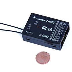 GR-24 HoTT 12-kanals modtager 2,4 GHz