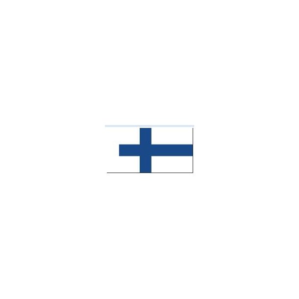 Finsk flag, st&oslash;rrelse AA - 15 mm