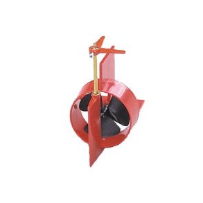 Kortdyse 60 mm med ror