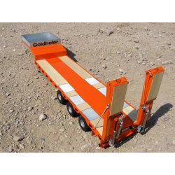 3-akslet Goldhofer Low Load trailer til Tamiya lastbiler
