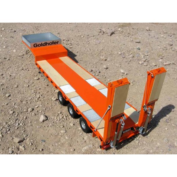 3-akslet Goldhofer Low Load trailer til Tamiya lastbiler