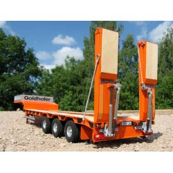 3-akslet Goldhofer Low Load trailer til Tamiya lastbiler