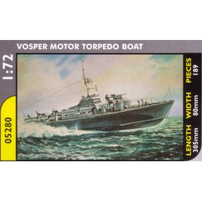 Vosper motortorpedobd i skala 1/72