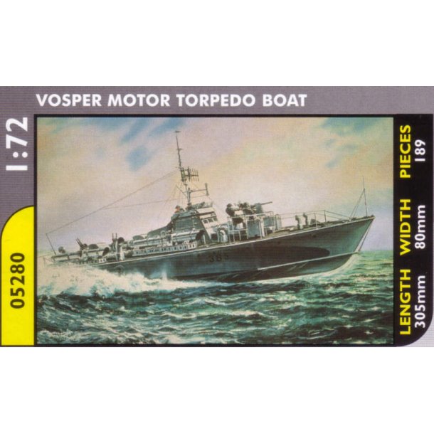 Vosper motortorpedobd i skala 1/72