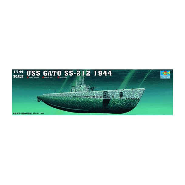 USS GATO SS-212 1944, skala 1/144
