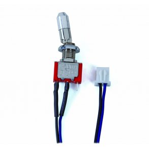 Vippekontakt kort 1 x blivende - sikkerhedskontakt