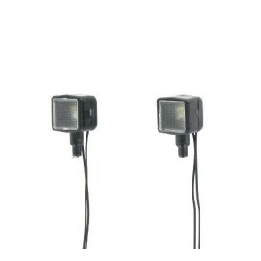 Arbejdslamper, firkantede - 7,2 - 12 volt